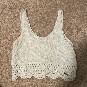Hollister sweater tank top
